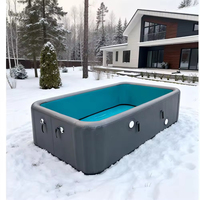 Piscine gonflable d'extérieur en PVC+DWF, équipement pour événements aquatiques, à vendre