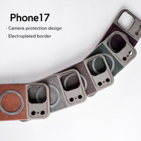 Funda de Teléfono de Cuero PU de Lujo JOYPORODO L154 para iPhone 17 16 Pro Max, Funda Magnética para Móvil, Capa de Celular, Coque, Telephone