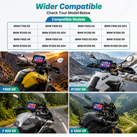 Bestsonic 7" Motorcycle CarPlay compatible avec BMW Wonder Wheel, lecture des données originales, Plug-and-Play, 1200 nits, prise en charge des caméras avant et arrière
