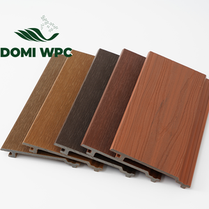 156*21mm WPC <span class=keywords><strong>Panel</strong></span> de pared de madera Compuesto WPC Revestimiento de pared exterior - Product Image 2