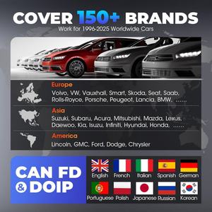 Escáner OBD2 LAUNCH CRP919X, el Más Vendido, con Más de 31 Funciones de Reinicio, CAN FD/DoIP, FCA Autoauth, para Más de 100 Marcas - Product Image 6