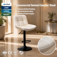 Tabouret de bar confortable avec accoudoirs et repose-pieds pour îlot de cuisine, comptoir, maison, pub - Vente en gros