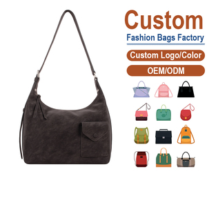 Sac à bandoulière vintage en cuir véritable de qualité supérieure pour femme, grande capacité, antivol, élégant, silhouette croissant, pour l'extérieur - Product Image 1