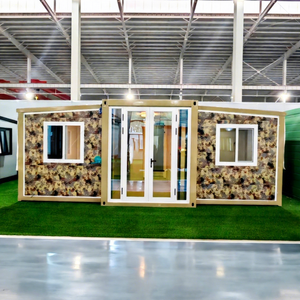 Maisons conteneurs préfabriquées pliables en métal de 20 et 40 pieds pour bureaux mobiles et villas – Vente - Product Image 1