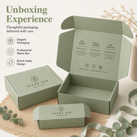 Cajas de Cartón para Envíos con Solapa Verde Personalizadas, Se Pueden Imprimir con un Logotipo, para Cajas de Regalo con Logotipo