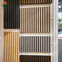 Panneaux acoustiques en bois pour murs et plafonds, panneaux acoustiques en PET, panneaux insonorisants intérieurs, panneaux acoustiques en MDF PET