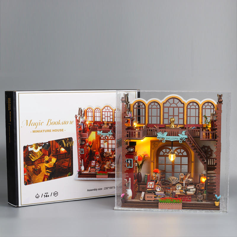 magic book house-dust cover