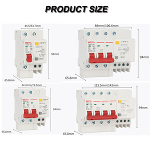 BEIYIミニサーキットブレーカー1p <span class=keywords><strong>2p</strong></span> 3p 4p RCBO elcb漏電サーキットブレーカー1p n <span class=keywords><strong>25a</strong></span> 32a 63a - Product Image 4