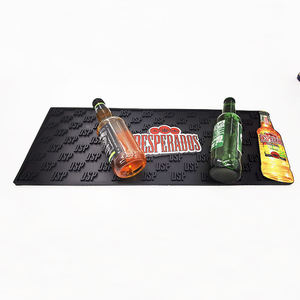 Silicone <b>Bar</b> Counter Mat Custom Logo Non Slip Waterproof Spill Resistant <b>Bar</b> Runner Pad For <b>Bar</b> Cafe Drink Service Protection - Product Image 4