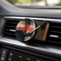 Diffuseur d'arôme de voiture en plastique en forme de vinyle vintage pour grille d'aération, parfum de voiture personnalisable avec logo, vente en gros