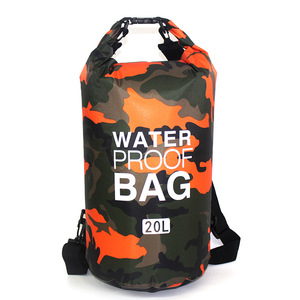 <span class=keywords><strong>Bolsa</strong></span> de Natación Impermeable de PVC Ligera, Estilo Camuflaje, de Un Solo Hombro o Doble Hombro, para Deportes Acuáticos - Product Image 2