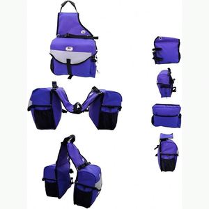 Free sample Reflective Padded with Pockets and <b>Water</b> <b>Bottle</b> <b>Carrier</b>, Durable Equestrian Saddle Bag - Product Image 4
