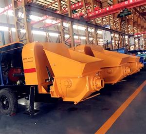 Pompe à béton JIUHE de Chine, bon prix, 40 50 60 80 100 m3/h, pompe à béton sur remorque à télécommande à vendre - Product Image 6