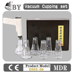 Baoyi BY Guasha Schröpfköpfe Set Elektrisches Hijama Cups Set Vakuumtherapie Massagegerät Elektrisches Schröpfset - Product Image 1