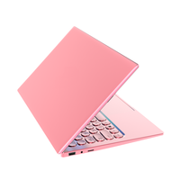 Laptop Murah Grosir 15.6 Inch Warna Pink RAM DDR4 8GB SSD 1TB Notebook dengan Pembuka Kunci Sidik Jari untuk Laptop Kantor