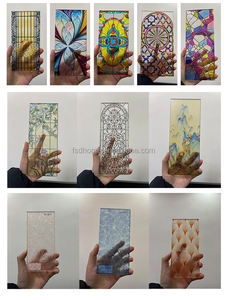 עיצוב מודרני מסך נירוסטה מחיצת חדר דקורטיבי מפריד עם זכוכית לבית ולמשרד הפנים - Product Image 5