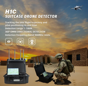 Tầm xa 1-10km UAV Drone phát hiện an ninh tín hiệu <span class=keywords><strong>Detector</strong></span> RF cảm biến giao thức nứt 360 độ đa hướng bay không người lái - Product Image 5