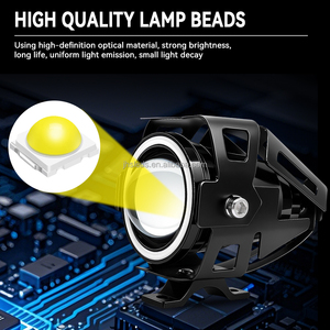 Faro Delantero LED para Motocicleta Lelanpu de Alta Calidad, Resistente al Agua IP67, 30W 1000LM, Luces de Punto, Mini Láser <span class=keywords><strong>U7</strong></span>, Lámpara de Conducción para Moto - Product Image 6