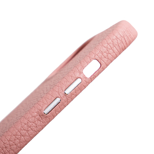 Étui de luxe en cuir véritable YUBO LEATHER <span class=keywords><strong>Pebble</strong></span> pour iPhone 15 avec boutons métalliques, accessoires de téléphone portable antichoc - Product Image 6