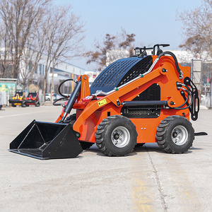 सस्ते कुबोटा इंजन स्किड टेंड लोडर क्रॉलर लोडर 0.15 मीटर बकेट क्षमता के साथ - Product Image 1