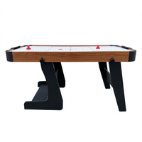 Table de jeu d'intérieur Table de hockey sur air de 5 pieds avec pieds pliants