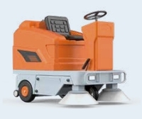 Nouvelle balayeuse de voirie électrique 48V 53Ah avec batterie, capacité de 310 kg, machine de nettoyage par aspiration avec batterie 70Ah en option