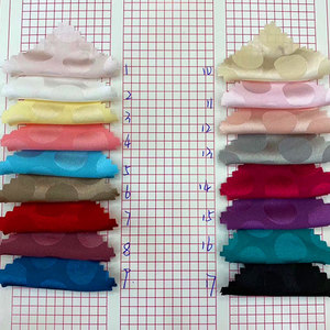 Nhà Máy Bán Buôn Hight Chất Lượng Sợi Nhuộm Thời Trang Váy Vải 100% Polyester Satin Pháp Polka Dot Jacquard Vải Phụ Nữ - Product Image 5