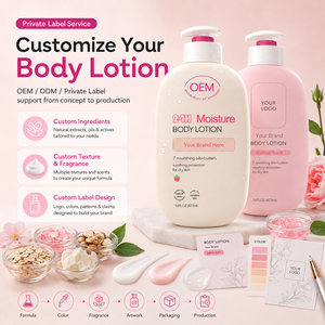 Serie de Lociones Corporales de Marca Privada, Crema Corporal Hidratante 24H, Hidratante de Rápida Absorción para Piel Seca, Aroma Personalizado - Product Image 5