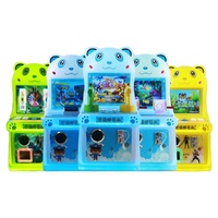 Mini borne d'arcade vidéo pour enfants, à monnayeur, pour jeux de course, de tir et de pêche en intérieur