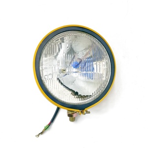 Faro de luz Barco Lámpara universal Amarillo Pequeña lámpara redonda para 12V Lámpara antiniebla impermeable Coche - Product Image 4