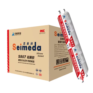 ODM/OEM 590ml độ đàn hồi cao độ dẻo dai trung tính Silicone cấu trúc Sealant đen dính Xúc Xích keo độ nhớt cao Sealant - Product Image 3