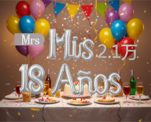 Palloncino a Forma di Lettera in Foil ASR-016, Decorazione per Feste di Compleanno, Uso per Adulti - Product Image 2