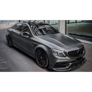 Kit de conversion de carrosserie pour <span class=keywords><strong>Mercedes</strong></span>-Benz Classe C W205 (version tardive) vers <span class=keywords><strong>Mercedes</strong></span>-Benz <span class=keywords><strong>C63</strong></span> <span class=keywords><strong>AMG</strong></span> 2019- : Grille centrale de pare-chocs avant et arrière - <span class=keywords><strong>Prix</strong></span> de gros - Product Image 3