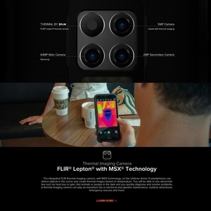 โทรศัพท์มือถือ <span class=keywords><strong>Ulefone</strong></span> <span class=keywords><strong>Armor</strong></span> <span class=keywords><strong>9</strong></span>ทนทาน,โทรศัพท์มือถือ4G แอนดรอยด์10 8GB + 128GB กันน้ำ - Product Image 6