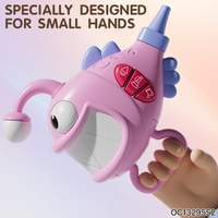Jouet hochet pour bébé, animaux interactifs électriques en plastique, poisson lumineux sensoriel, jouets personnalisés 1-3 ans avec lumière et son, vente en gros