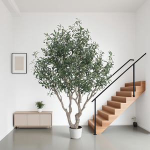 Los olivos artificiales casi naturales bonsái artificial es un <span class=keywords><strong>olivo</strong></span> <span class=keywords><strong>grande</strong></span> utilizado para paisajes de jardín al aire libre - Product Image 1