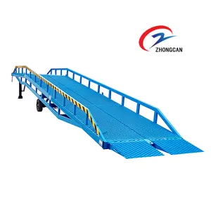 CE Approved 10T Forklift Container Car Lift Loading Ramp Mobile Hydraulic Dock Leveler