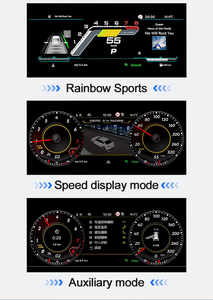 Écran d'instrument LCD HD 10,25 pouces pour VW Tiguan 2010-2017, remplacement du tableau de bord numérique - Product Image 5