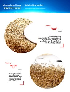 Messingdrahtbürste 3 Zoll Borstenlänge 1 Zoll Durchmesser - Product Image 4