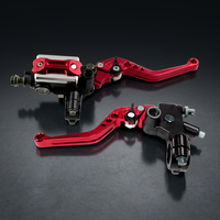 22MM hydraulique moto CNC embrayage frein à main poignée Six vitesses pompe de frein supérieure alliage d'aluminium