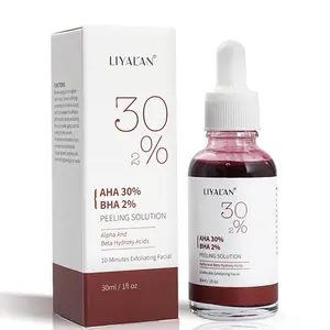 Private Label Face Anti Acne Smooth Skin Exfoliating Aha 30% Bha 2% Peeling Solution