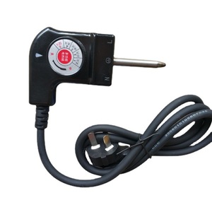 Poêle électrique de style coréen avec cordon d'alimentation, contrôle de la température, prise et coupleur, accessoires pour hot pot électrique - Product Image 2