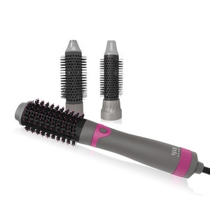 Top portátil plancha de pelo cepillo seco rápido rizador de pelo de secador de pelo con peine <span class=keywords><strong>Nova</strong></span> giratorio 3 en 1 caliente cepillo de aire - Product Image 3