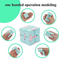 Vente en gros de cubes de casse-tête éducatifs en plastique Fidget Cubes pour enfants Jouets pour le développement du cerveau