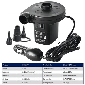Adaptateur de voiture DC 12v pompe à Air électrique <span class=keywords><strong>gonfleur</strong></span> et pompe de dé<span class=keywords><strong>gonfleur</strong></span> pour matelas à Air lit d'air enfants anneau de natation <span class=keywords><strong>gonfleur</strong></span> de <span class=keywords><strong>piscine</strong></span> - Product Image 2