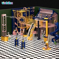 Equipo de Juegos Infantiles para Interiores, Academia de Construcción, Simulación de Juegos de Rol para Parques de Diversiones o Centros de Actividades