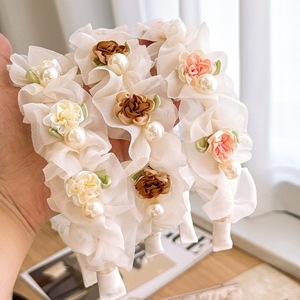 ที่คาดผมผ้าลูกไม้สำหรับผู้หญิงผ้าคาดผมประดับศีรษะลูกไม้ - Product Image 6