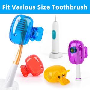 New Design Eco-Friendly <b>PC</b> Portable Toothbrush Head Covers <b>Stand</b> for Travel Home & Outdoor Use - Product Image 3