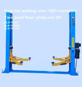 High Level 2 Post Floor Plate Hydraulic Car Lift For Repairing Garage Equipment With CE