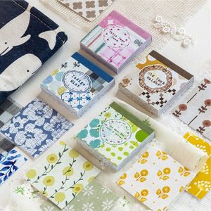 50 Stickers Per Pack Vintage Color Collection Basic Retro Mini Planner DIY Decorative <strong>Backgrounds</strong> - Product Image 1